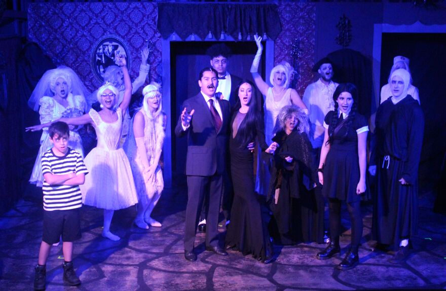 Scene from Fort Myers Theatre's production of 'Addams Family'
