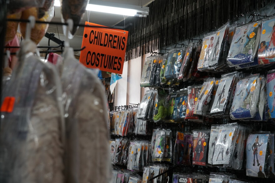Johnnie Brock's, a popular Halloween store in St. Louis, has seen children's costume sales start to increase in the past couple weeks, despite a overall decrease in sales because of the pandemic.