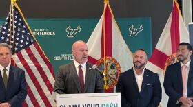 Florida CFO Blaise Ingoglia at the University of South Florida (USF) in Tampa on Oct. 7, 2026.