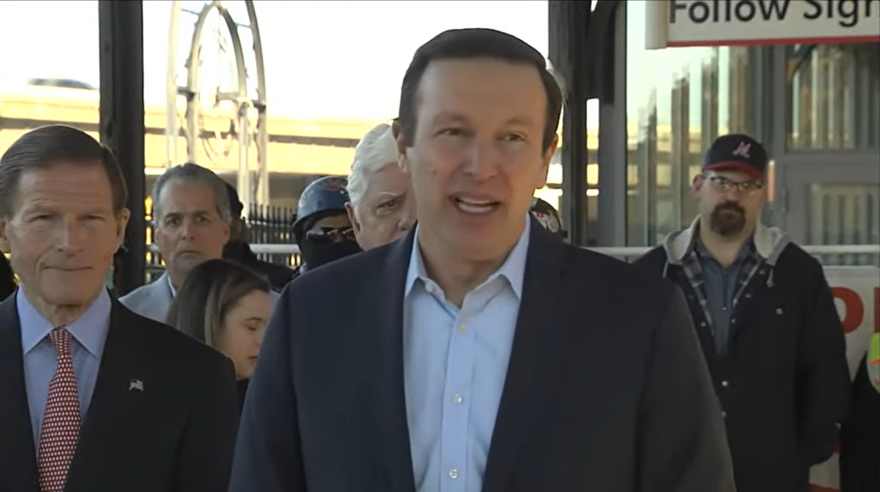  U.S. Sen. Chris Murphy (D-Conn.) called the recently-passed $1.2 trillion federal infrastructure package "transformational," mainly for its investments in rail that he hopes will improve commute times for Connecticut residents.
