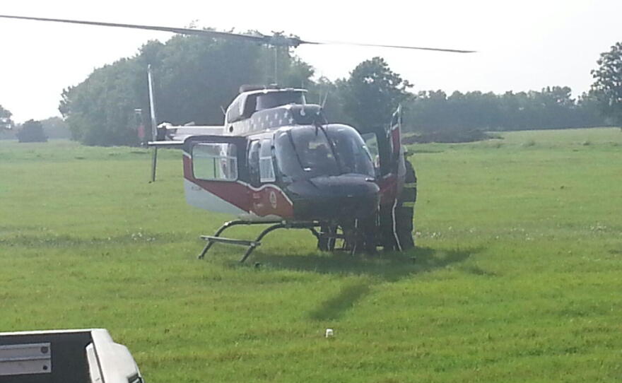 Careflight transported one adult to hospital.