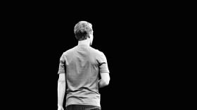 Facebook CEO Mark Zuckerberg, turning his back on the camera as we might wish to turn our backs on his network.