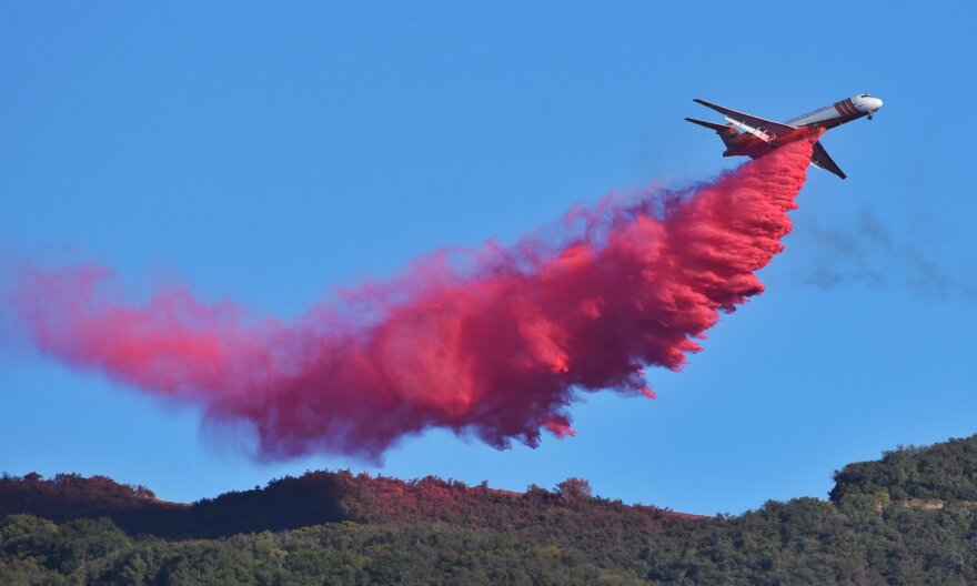 Favorable conditions are allowing the use of fixed-wing tankers