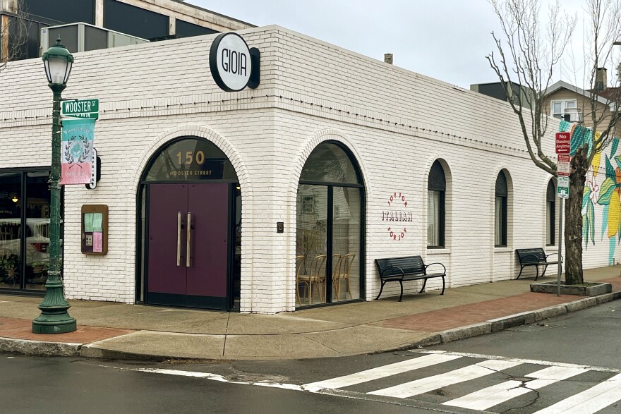 Gioia Cafe and Bar, located in New Haven's Wooster Square neighborhood, features Italian inspired classic dishes and house-made gelatos.