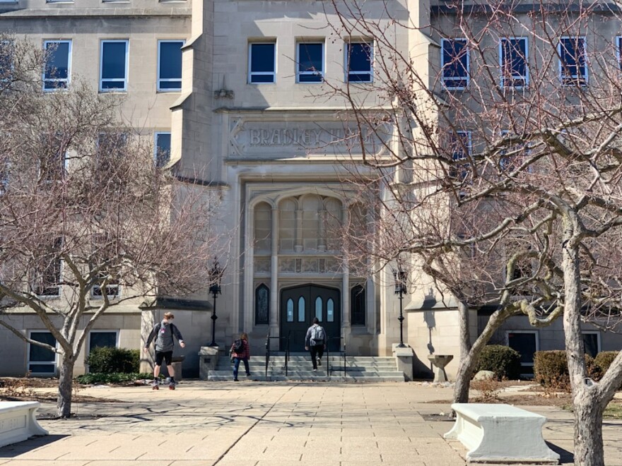 The exterior of a building on the Bradley campus