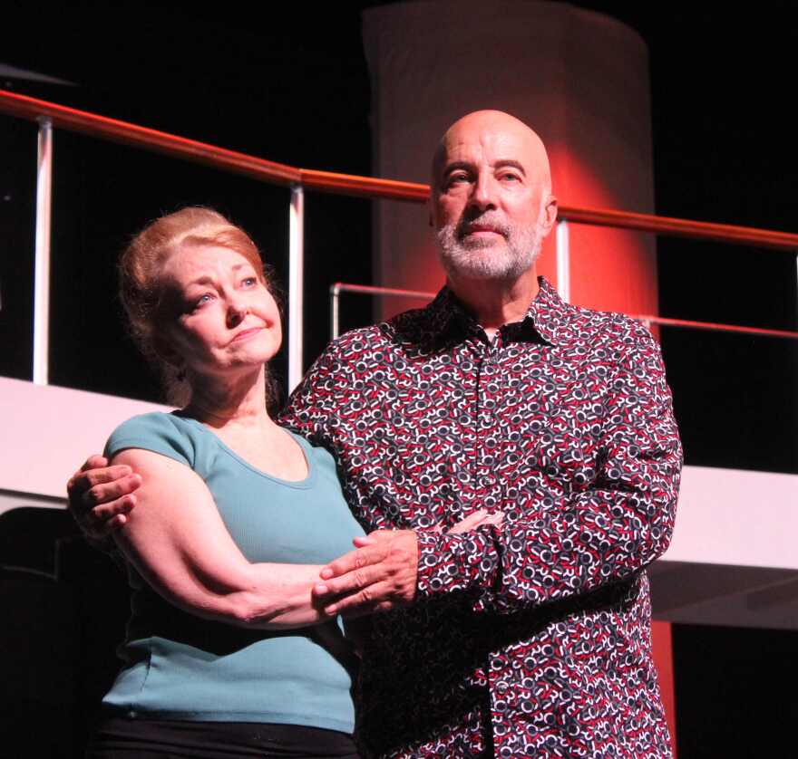 Susan Dohan and Russell Watson tug at the audience's heartstrings as Ida and Isadore Straus, who died together when Titanic foundered.