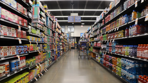 At this Oklahoma City grocery store, the shelves are nearly filled of tea, coffee, hot chocolate mix, sparkling water and electrolyte drinks. Some of these items could be excluded from SNAP purchases under proposed federal and state legislation.