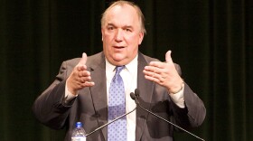 Former Michigan Gov. John Engler speaks at Hillsdale College on on January 25, 2009.