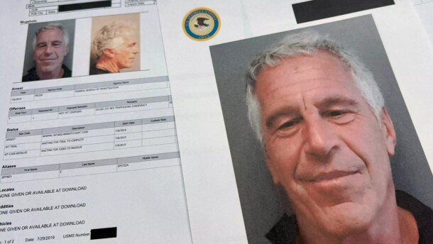 Documents included in the U.S. Department of Justice release of the Jeffrey Epstein files are photographed on Jan. 2.