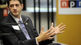 Rep. Paul Ryan (R-WI) at NPR headquarters in May.