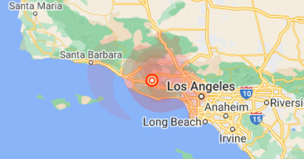 It Was A Jolt': Ventura County Earthquake Felt Across Region ...