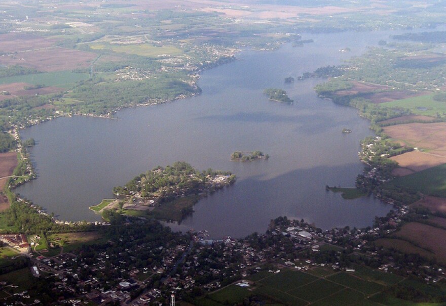 Buckeye Lake in central Ohio