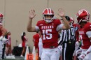 IU quarterback Fernando Mendoza during IU's victory Saturday over Wisconsin.