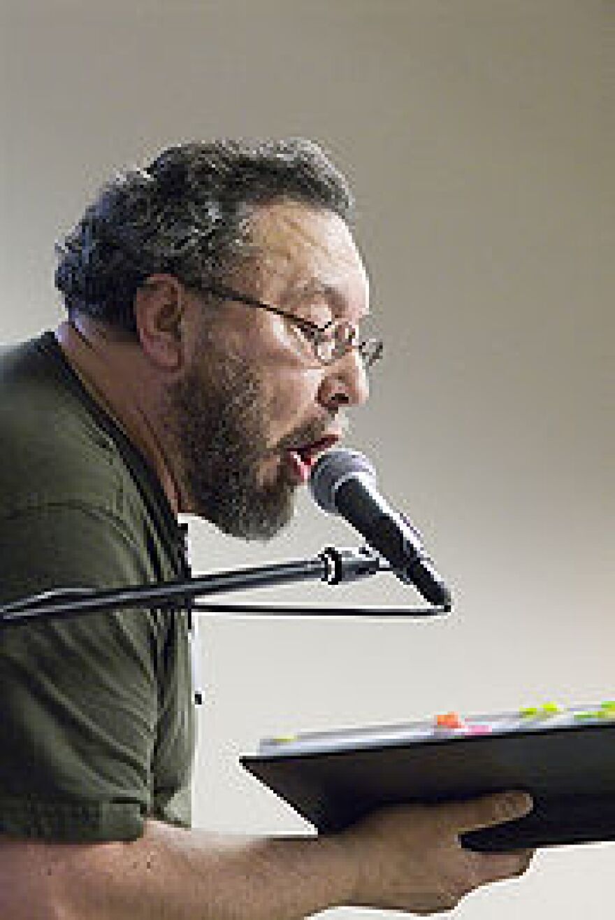 Utah poet Alex Caldiero.