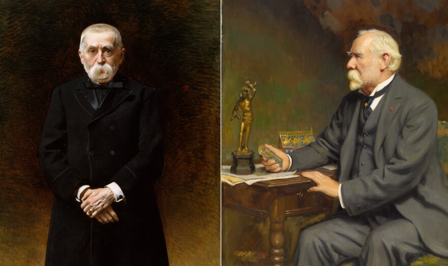 William Walters (1819–1894) and his son, Henry Walters (1848-1931)