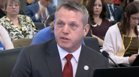 Kentucky Education Commissioner Jason Glass speaks at a hearing during the 2023 legislative session