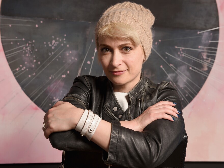 Halyna Hutchins at the SAGindie Sundance Filmmakers Reception in January 2019.