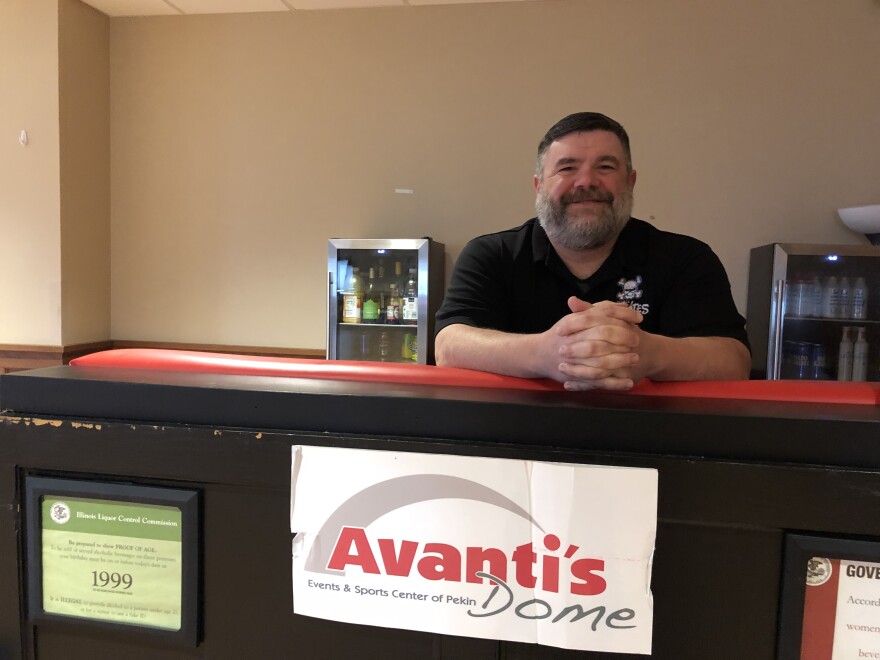 Avanti's Event Center general manager Brian Wonders says the business is still operating, but not having the domed indoor facility rebuilt creates a false belief that they aren't open.