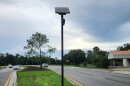 The use of this Flock camera installed in a Sanford traffic median will be suspended, as orderd by the Florida Department of Transportation.
