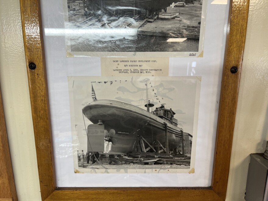 Photo of the Robinson Bay at its shipyard in Sturgeon Bay, Wisconsin.