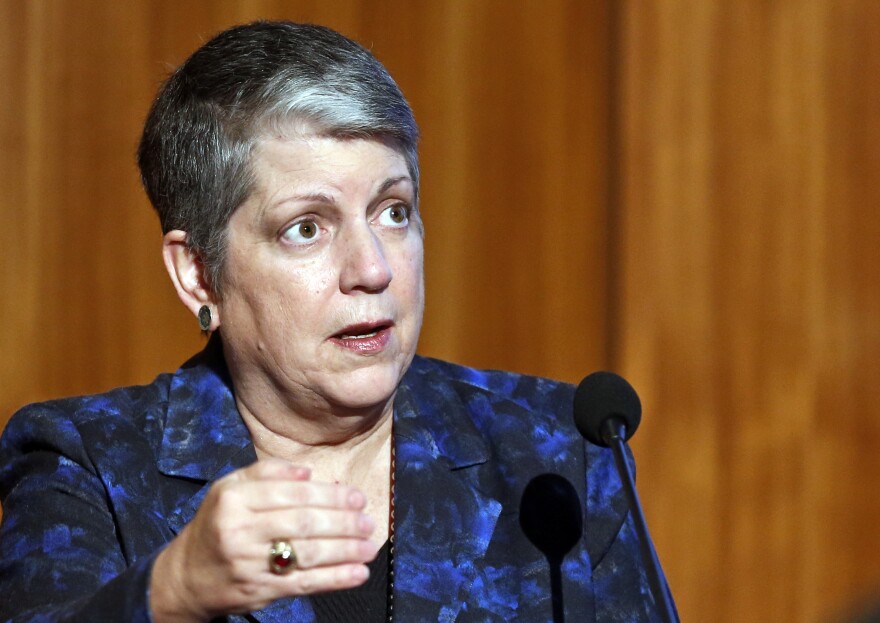 Janet Napolitano became president of the University of California in 2013, after serving as President Obama's secretary of homeland security.