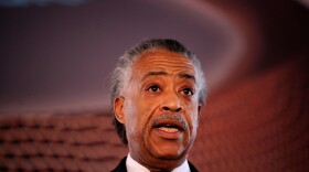 Reverend Al Sharpton speaks during a ceremony in March. Sharpton recently engaged in a debate with Dr. Cornel West, and contested that President Obama is unfairly blamed for black unemployment and suffering.