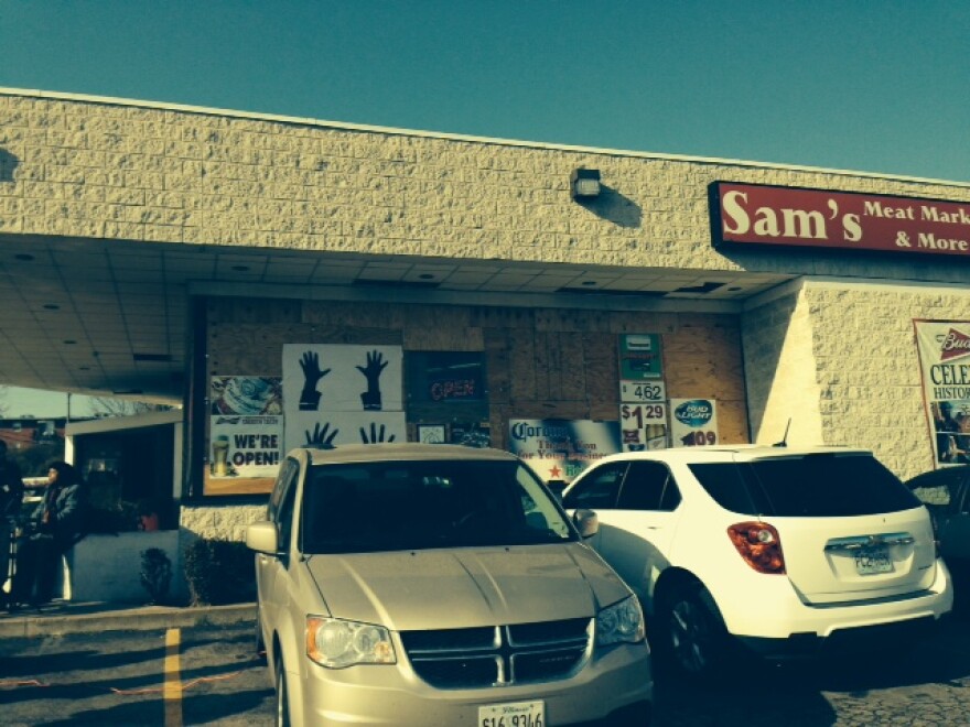 Sam's Meat Market in Ferguson. November 21, 2014