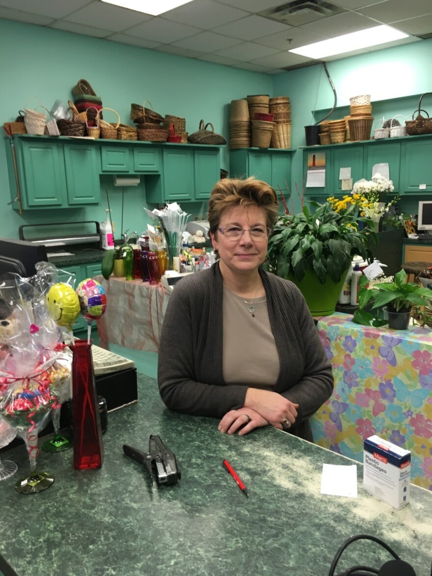 Picture inside floral shop