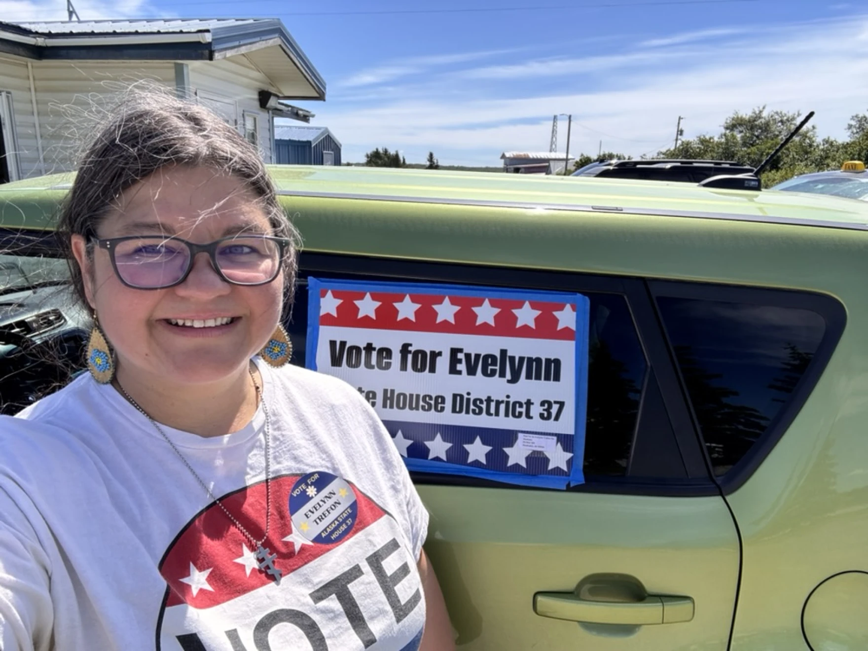 Newhalen school secretary campaigns for state House seat covering Unalaska