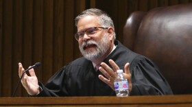 Kansas Supreme Court Justice Caleb Stegall authored the court's ruling that upheld the state's congressional redistricting map despite claims it was racially and politically gerrymandered to benefit Republicans.