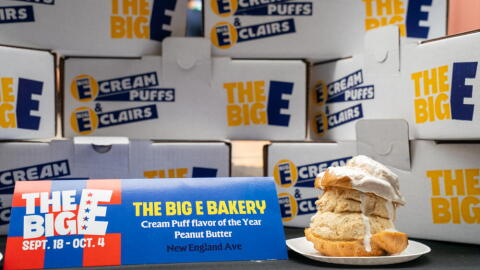 The Big E's peanut butter cream puffs. (Courtesy Eastern States Exposition)