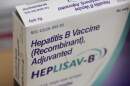 A box of hepatitis B vaccine is displayed at a CVS Pharmacy, Tuesday, Sept. 9, 2025, in Miami. (Rebecca Blackwell/AP)