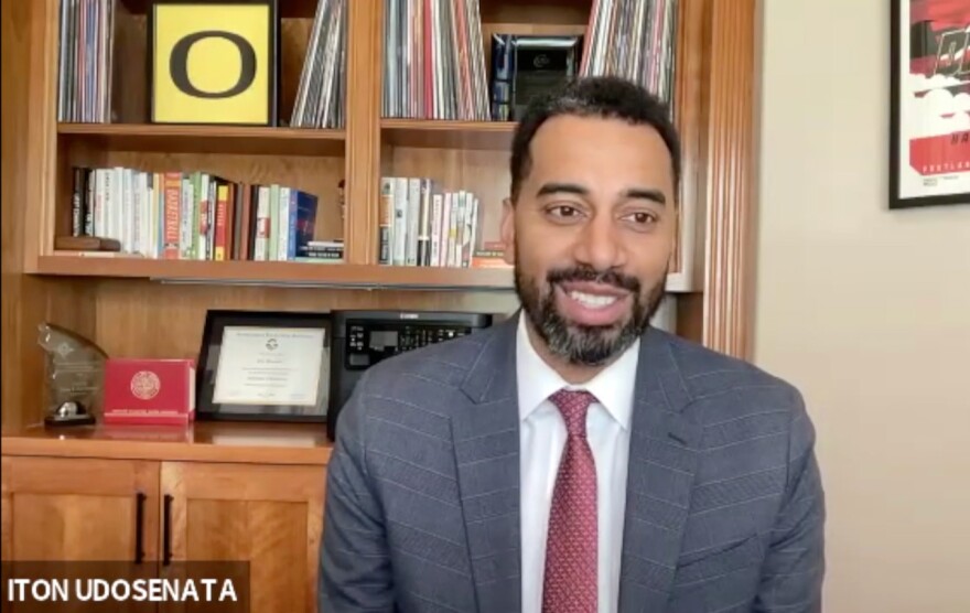 Dr. Iton Udosenata, from a 4J interview screenshot