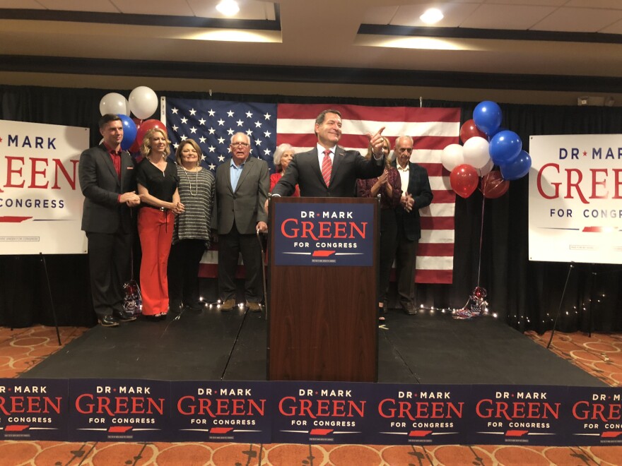 Mark Green thanks supporters after winning Marsha Blackburn's seventh district House seat.