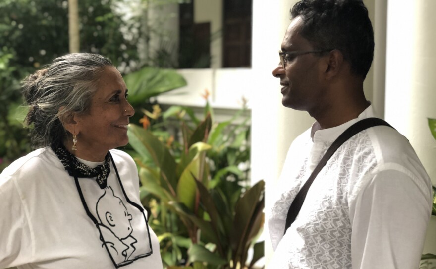 Filmmaker Deepa Mehta and author Shyam Selvadurai collaborated on the screenplay for <em>Funny Boy</em>.