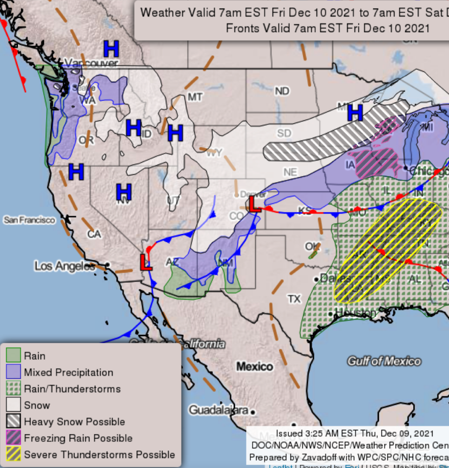 Winter Storm Map