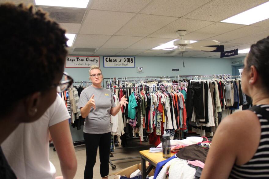 ICM Food and Clothing Bank in Phoenix provides low income families with meals, toiletries, school supplies and other items. 