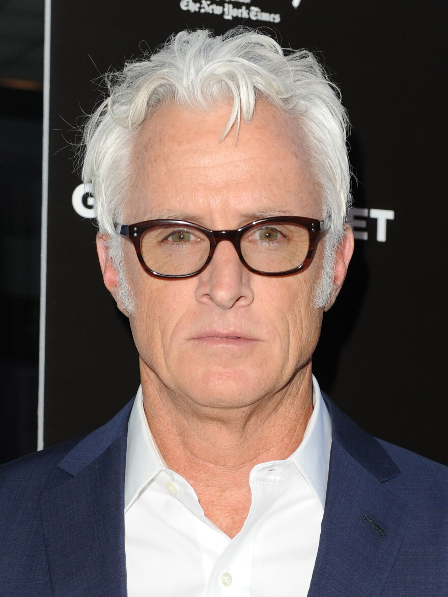 John Slattery, seen here at a Los Angeles premier, makes his directorial debut with <em>God's Pocket.</em>