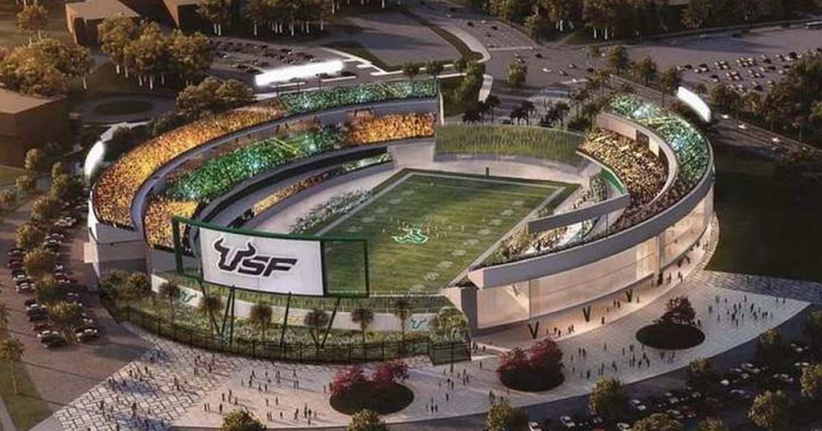 The cost of a USF on-campus football stadium is estimated at $340 million