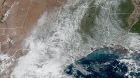 Clouds build on Thursday afternoon on April 9, 2026