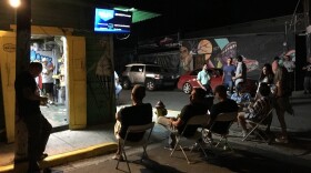 Puerto Ricans who could find a TV screen connected to a generator and a satellite link took advantage of the final game of the World Series to get a much needed diversion. Six weeks after Hurricane Maria, only about a third of the territory has power.