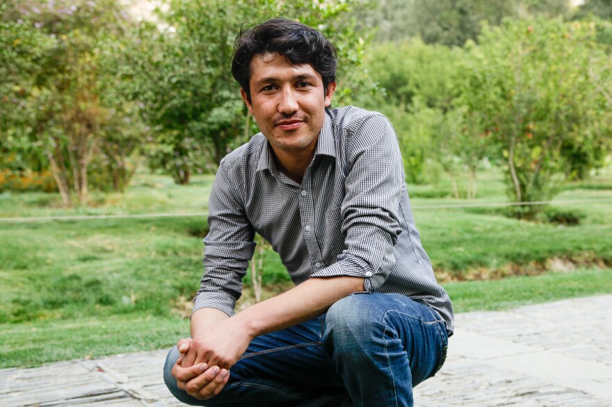 "We have to make sacrifices for peace and for freedom," says Faramarz Mahdavi, 23.