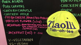 The vegan and vegetarian options at Tlaolli