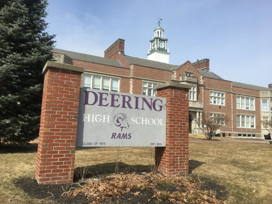 Deering High School in Portland, Maine.