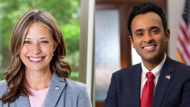 Amy Acton and Vivek Ramaswamy