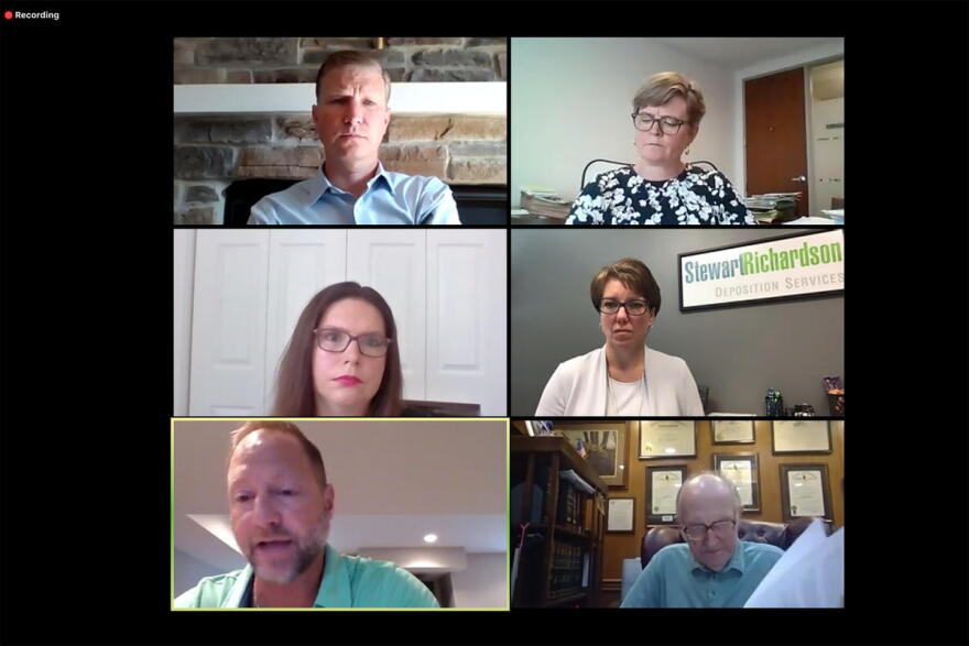 The Indiana Election Commission holds a virtual meeting in light of the ongoing COVID-19 pandemic. Republicans at that meeting rejected an effort to expand election options beyond in-person voting.