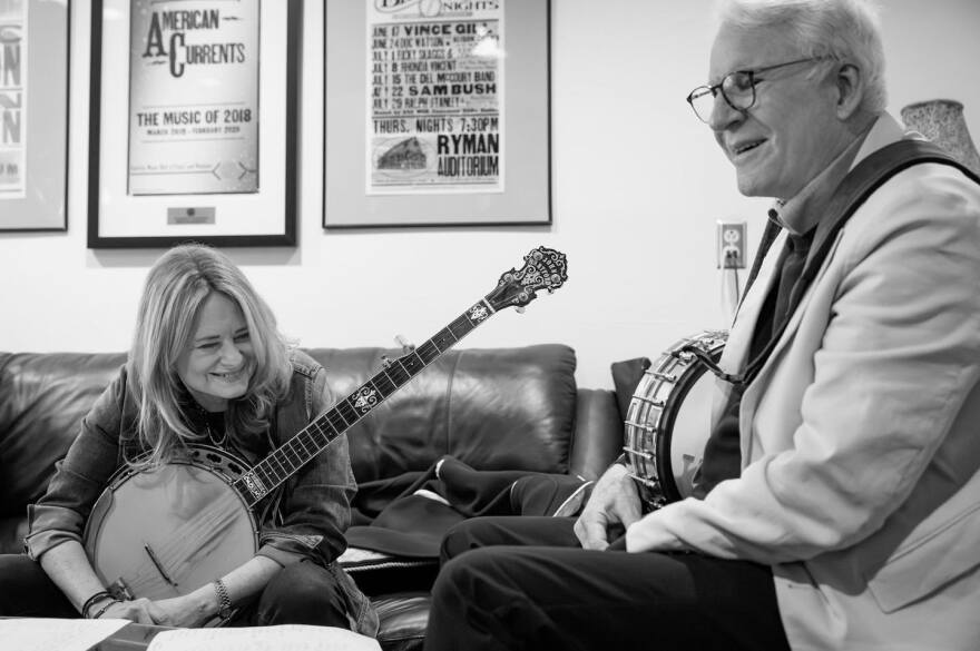 Alison Brown and Steve Martin