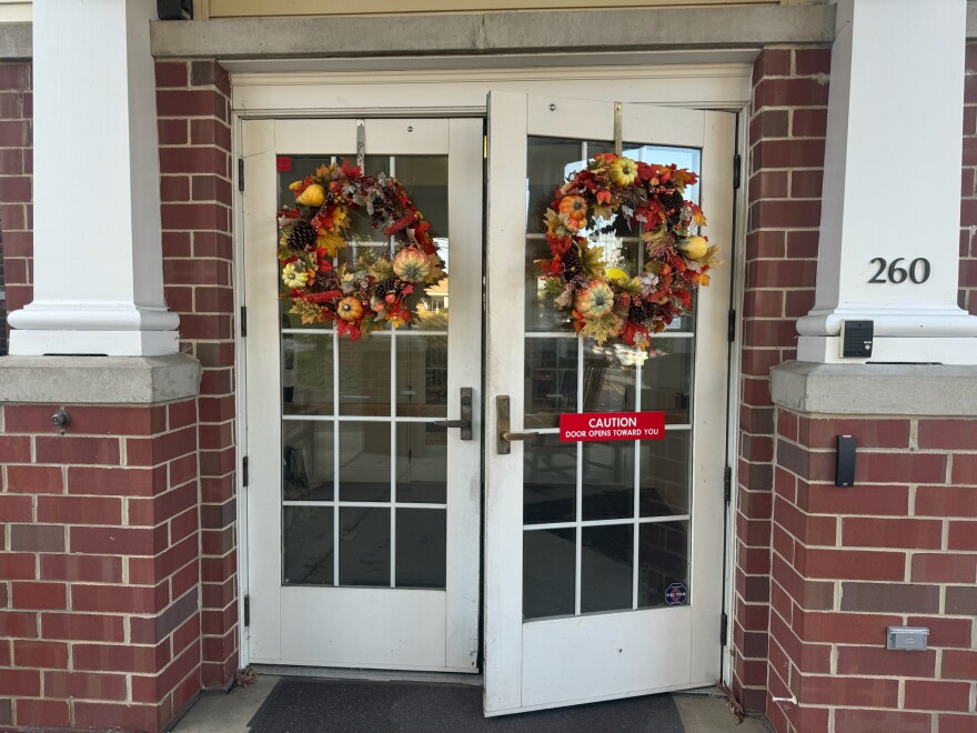 Fall decor and renovated facilities invite residents into the Meade Street residence.