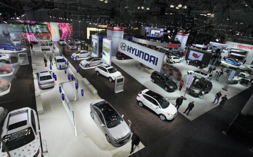 The auto show is the last big showcase of new cars as the industry moves into its summer selling season.