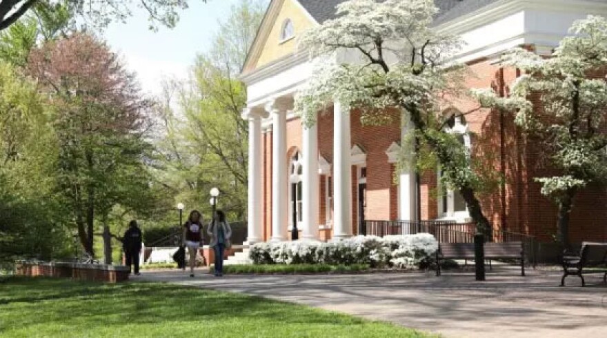 Image shows Guilford College campus